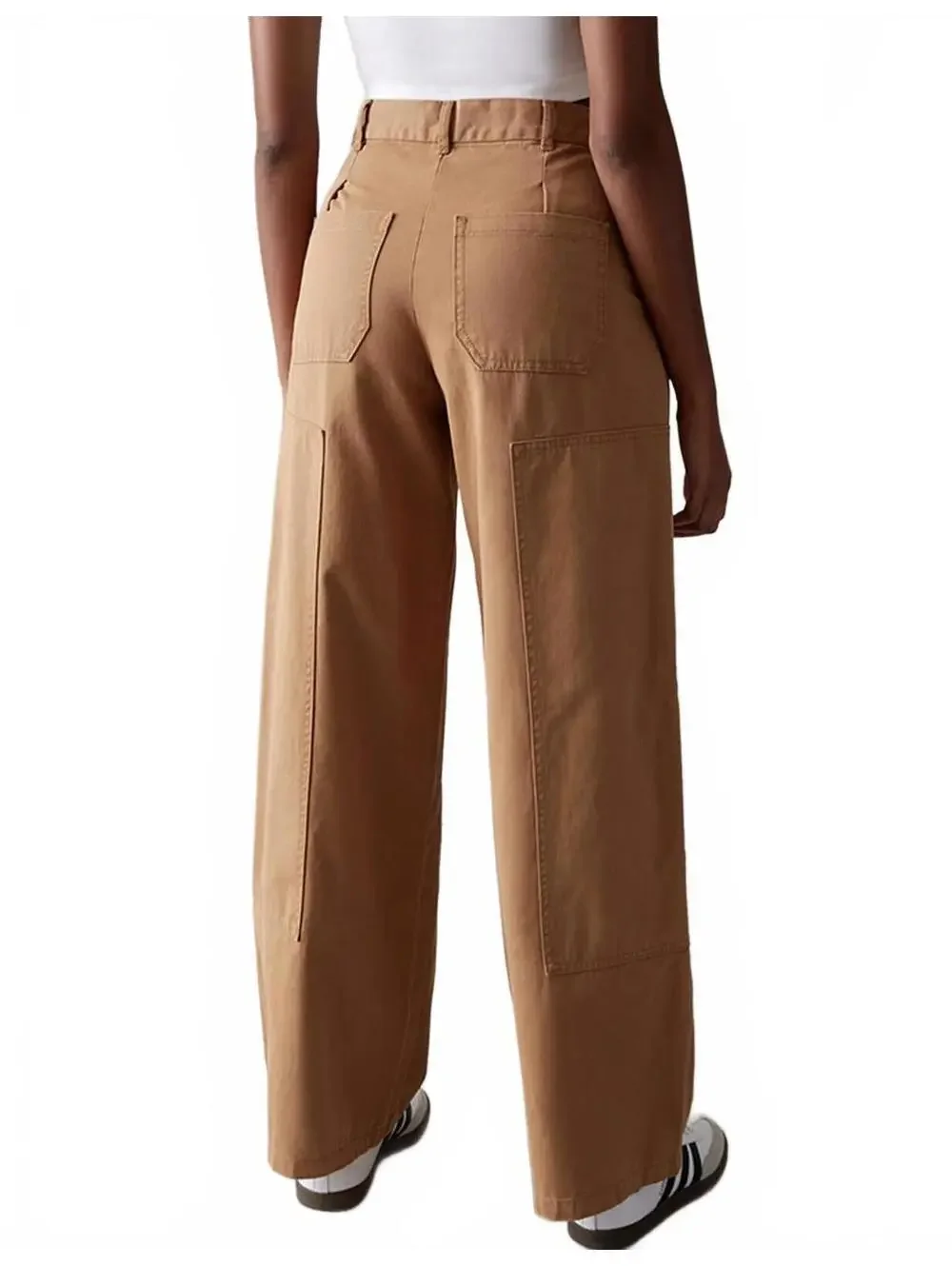Pacsun Brown Wide Leg Trousers Pants NWT Brown Wash Size 25